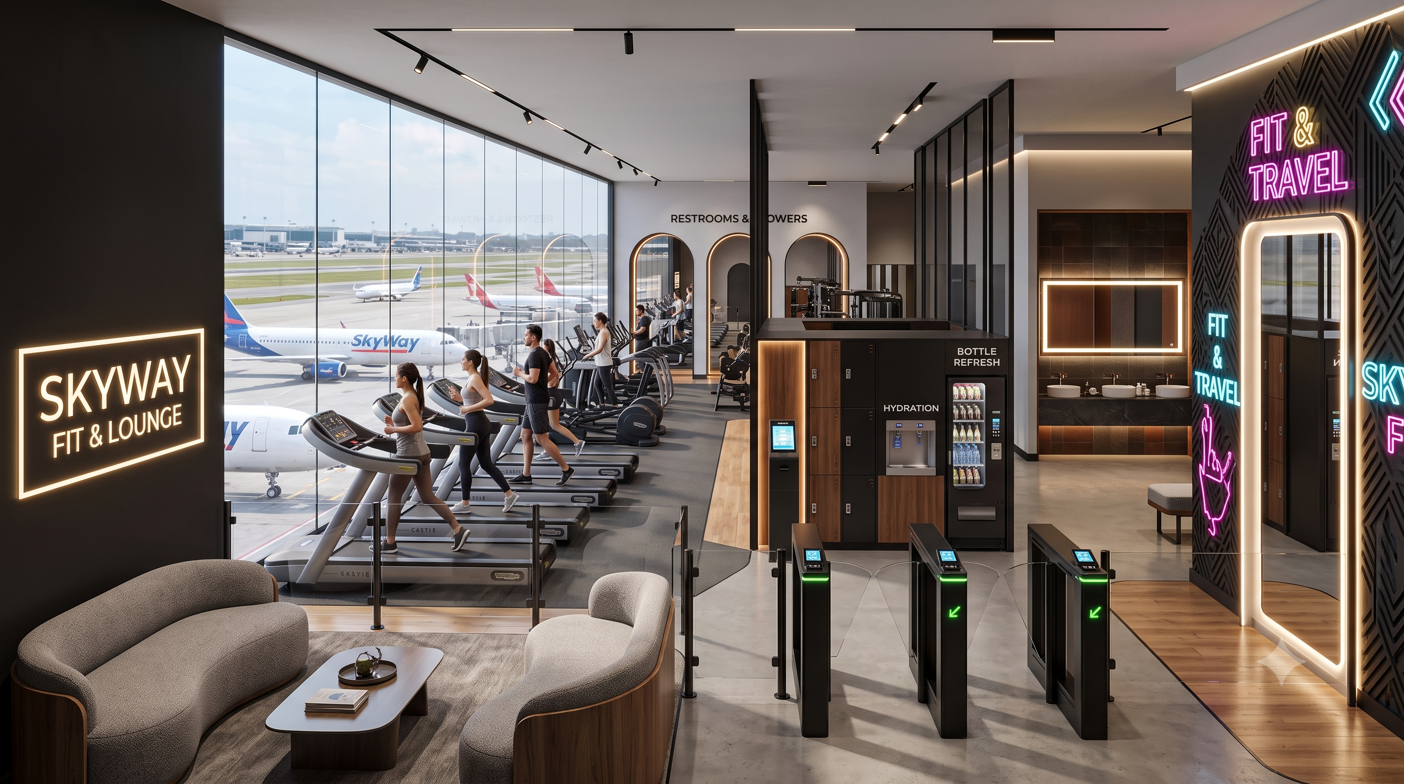 Perspectiva Visual SkyWay Fit & Lounge